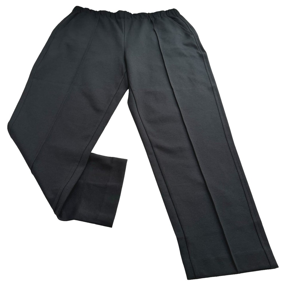 Everlane Women's The Easy Pant Black XL Pull On Pleated‎ Relaxed Career Casual